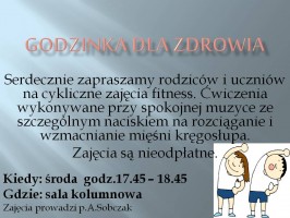 Godzinka dla zdrowia
